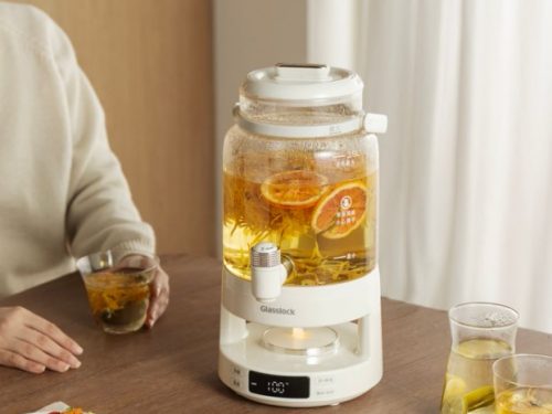 Glasslock盖朗养生壶炖煮一体家用多功能带水龙头煮茶壶聚会果酒